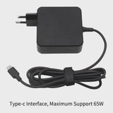 Universele 65W USB-C Snellader Adapter voor Laptops en Telefoons
