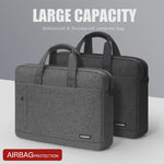 Waterdichte Laptoptas 13-17.3 Inch met Schouderband & Handvat - Bescherming & Opbergruimte