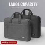 Waterdichte Laptoptas 13-17.3 Inch met Schouderband & Handvat - Bescherming & Opbergruimte
