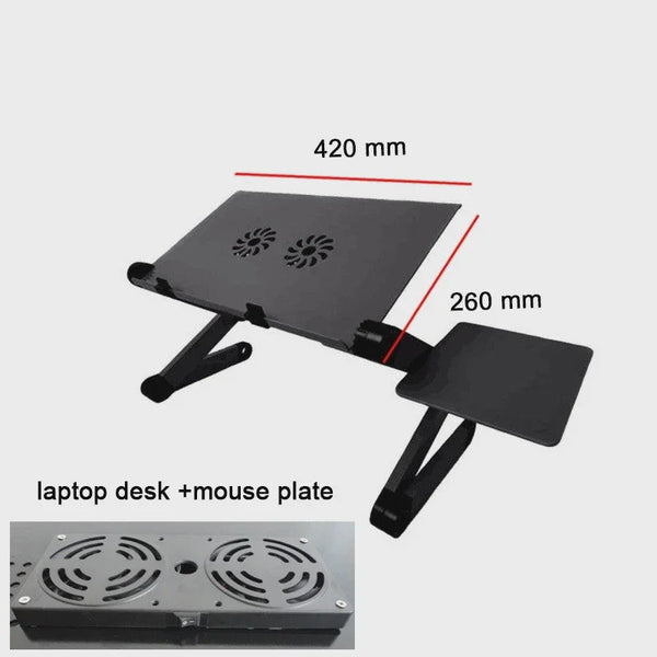 Verstelbaar Laptoptafel Bureau met Muisplank - Ergonomisch & Draagbaar