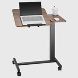 Verstelbare Bedtafel met Wieltjes - Laptop Bureau voor Thuiswerken en Studeren