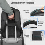 Multifunctionele Zakenrugzak voor Heren - Waterdicht, 17.3" Laptopvak & USB Oplaadpoort - Ideaal voor Werk & Reizen