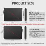 Schokbestendige EVA Laptop Sleeve Case voor 13-16 inch MacBook, HP, Dell, Lenovo