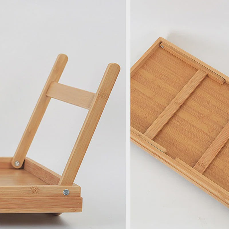 Opklapbare Bedtafel 50cm - Laptoptafel, Ontbijtplateau & Bureau voor Balkon/Slaapkamer