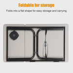 Multifunctionele Bedtafel: Opvouwbaar Laptop Bureau met Hoogteverstelling & Bekerhouder