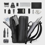 Mark Ryden 17 Inch Laptop Rugzak met USB Opladen - Ruim, Anti-diefstal & Zakelijk
