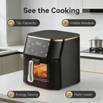 12L Digitale Airfryer XL met Zichtvenster - Gezond Frituren voor het Hele Gezin