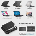 Universele 65W USB-C Laptop Lader 20V 3.25A - Compacte Voeding met EU-stekker