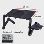 Verstelbaar Laptoptafel Bureau met Muisplank - Ergonomisch & Draagbaar