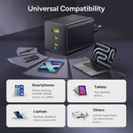 Baseus 100W GaN Snellader: Laad Laptop, Tablet & Telefoon Snel Op